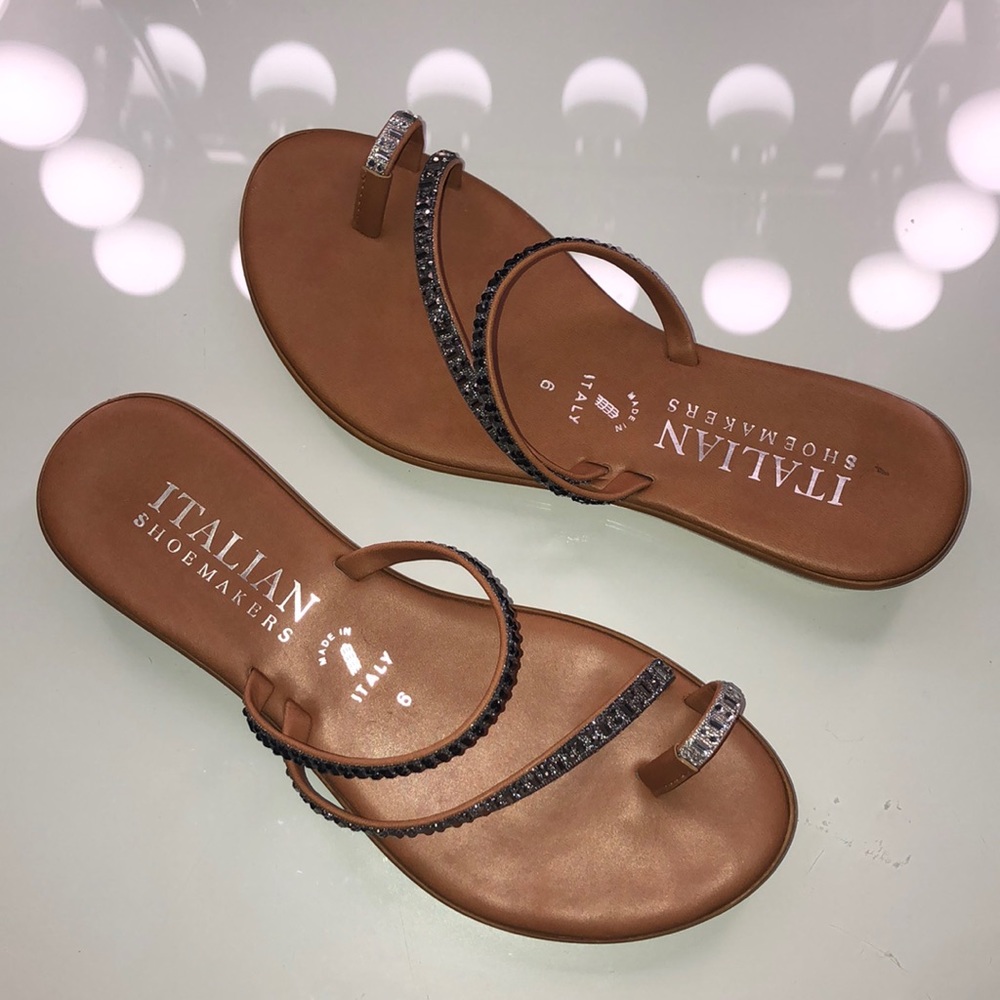 ITALIAN SHOEMAKERS JEWLED SANDAL